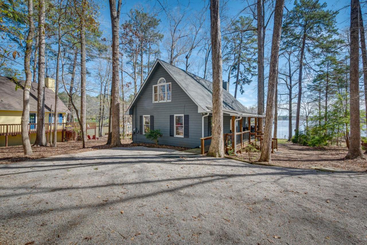 Quiet Lakefront Eatonton House With Boat Dock! Villa Esterno foto