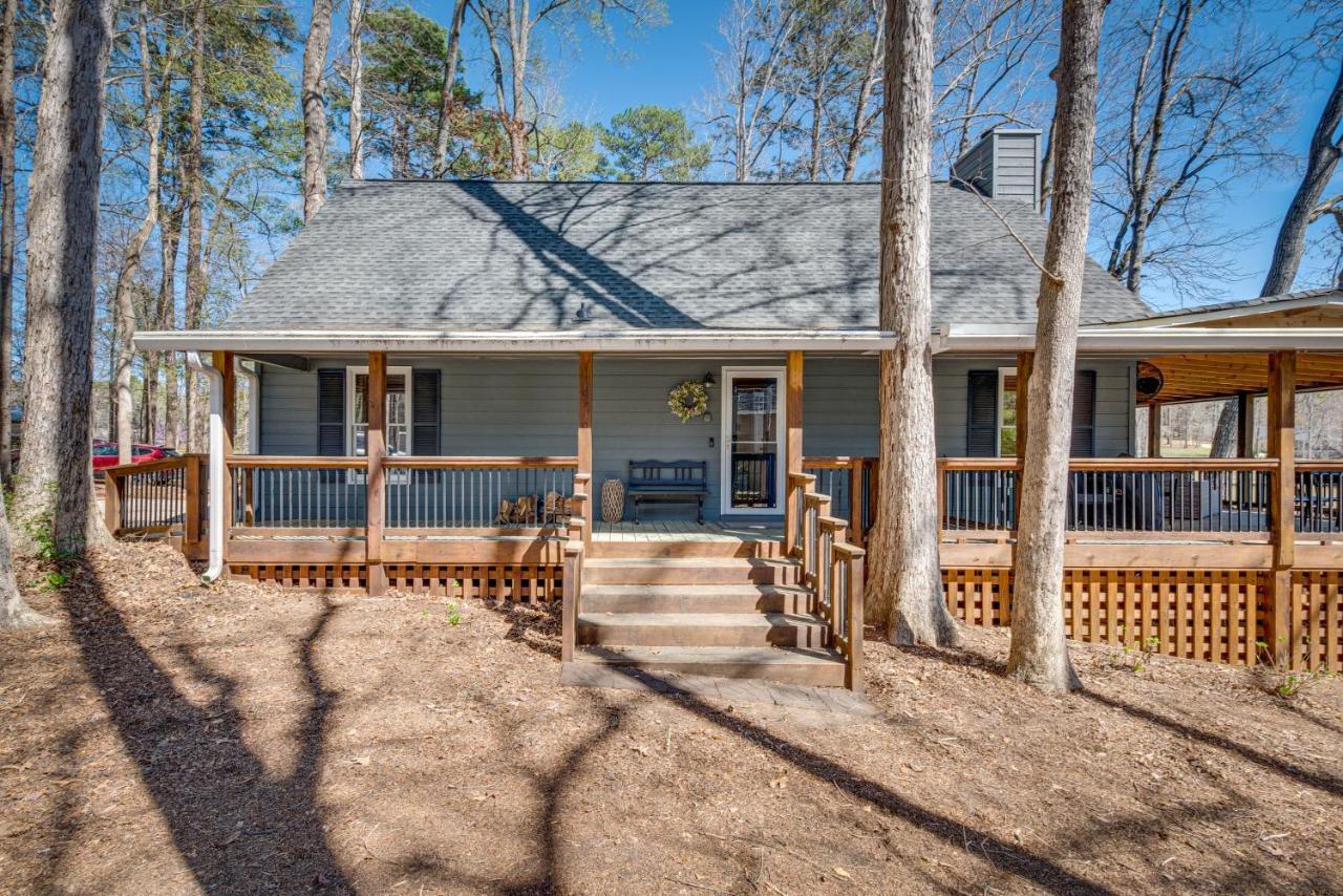 Quiet Lakefront Eatonton House With Boat Dock! Villa Esterno foto